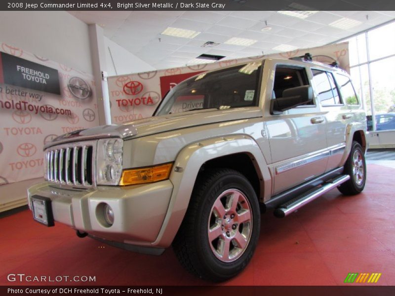 Bright Silver Metallic / Dark Slate Gray 2008 Jeep Commander Limited 4x4