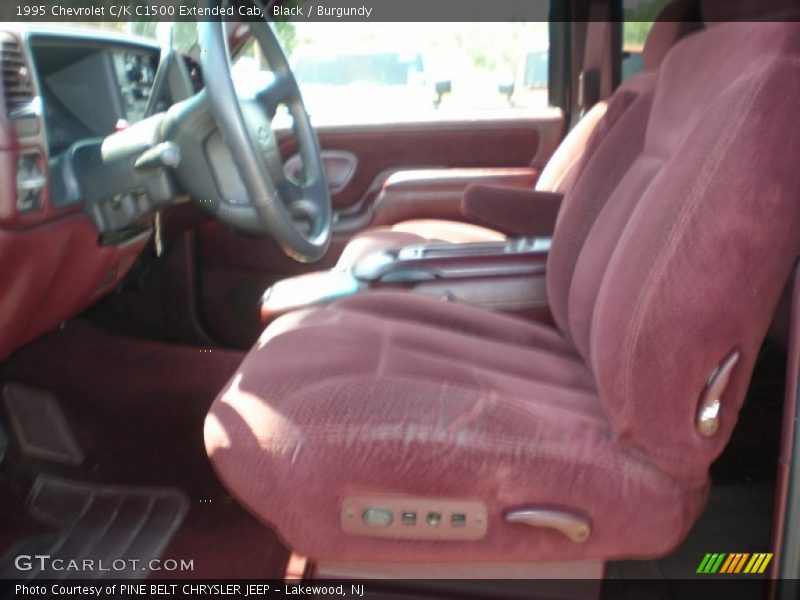 Black / Burgundy 1995 Chevrolet C/K C1500 Extended Cab