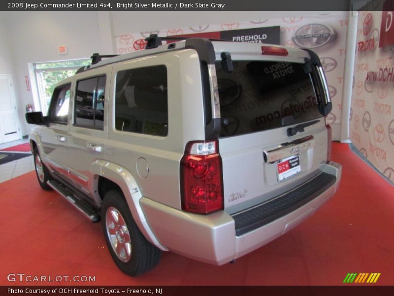 Bright Silver Metallic / Dark Slate Gray 2008 Jeep Commander Limited 4x4