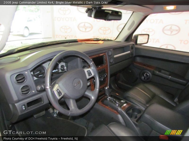 Bright Silver Metallic / Dark Slate Gray 2008 Jeep Commander Limited 4x4