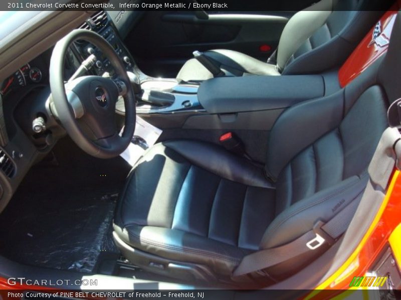  2011 Corvette Convertible Ebony Black Interior