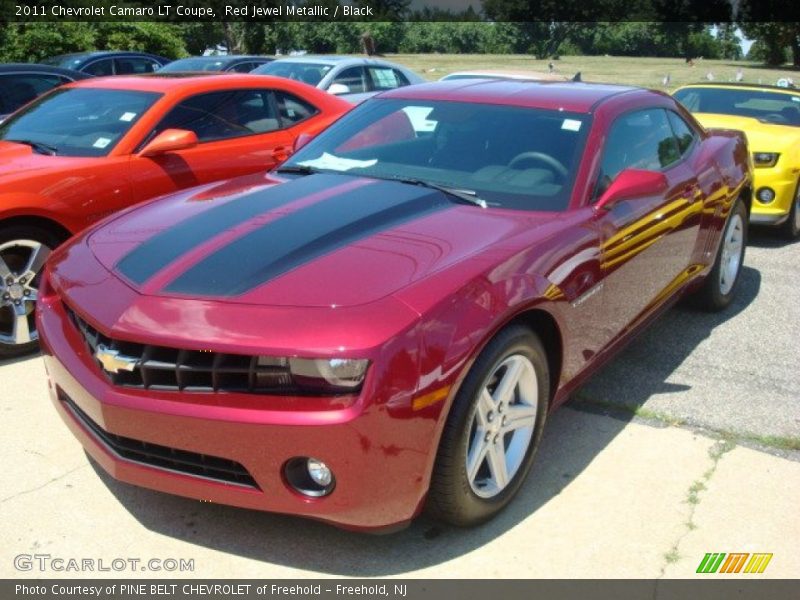 Red Jewel Metallic / Black 2011 Chevrolet Camaro LT Coupe
