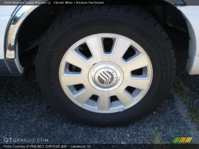 Vibrant White / Medium Parchment 2004 Mercury Grand Marquis LS