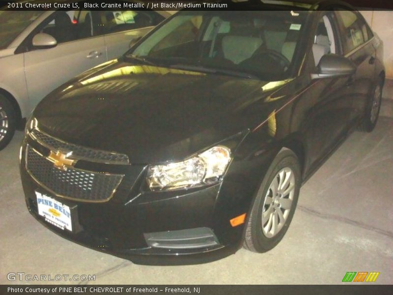 Black Granite Metallic / Jet Black/Medium Titanium 2011 Chevrolet Cruze LS