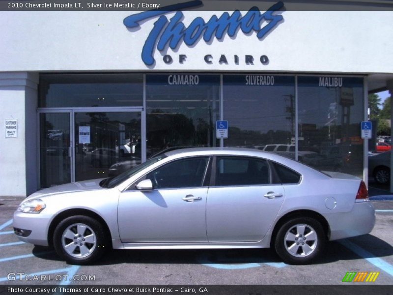 Silver Ice Metallic / Ebony 2010 Chevrolet Impala LT