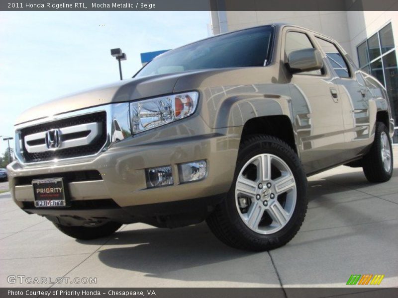 Mocha Metallic / Beige 2011 Honda Ridgeline RTL