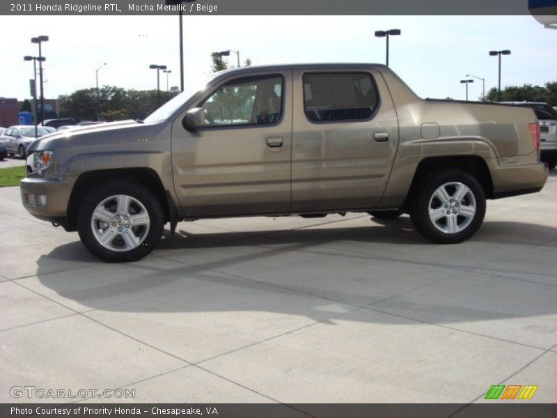 Mocha Metallic / Beige 2011 Honda Ridgeline RTL