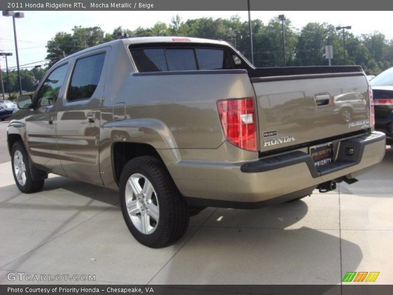 Mocha Metallic / Beige 2011 Honda Ridgeline RTL