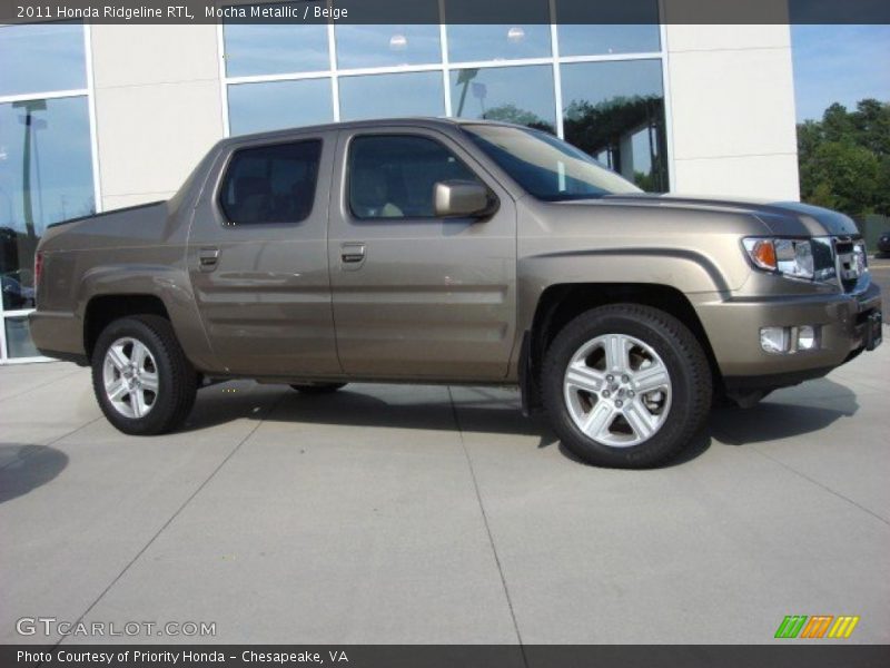 Mocha Metallic / Beige 2011 Honda Ridgeline RTL