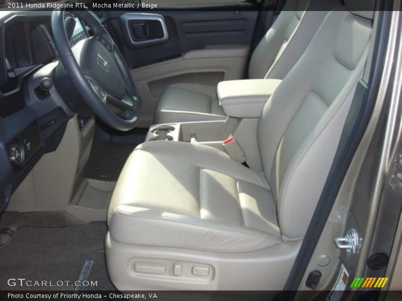  2011 Ridgeline RTL Beige Interior