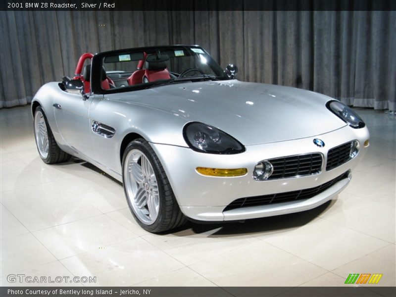 Silver / Red 2001 BMW Z8 Roadster