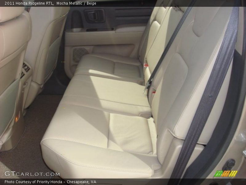  2011 Ridgeline RTL Beige Interior