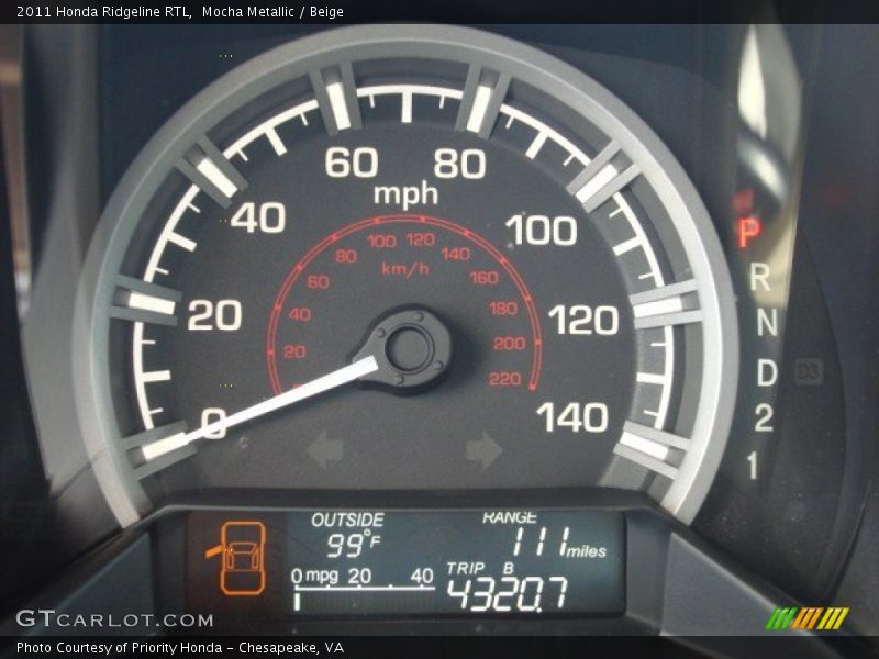 Mocha Metallic / Beige 2011 Honda Ridgeline RTL