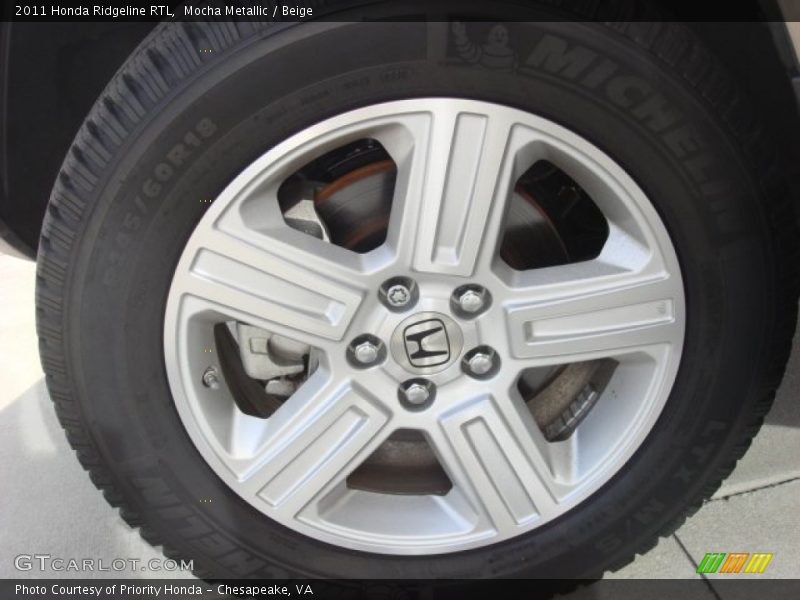  2011 Ridgeline RTL Wheel