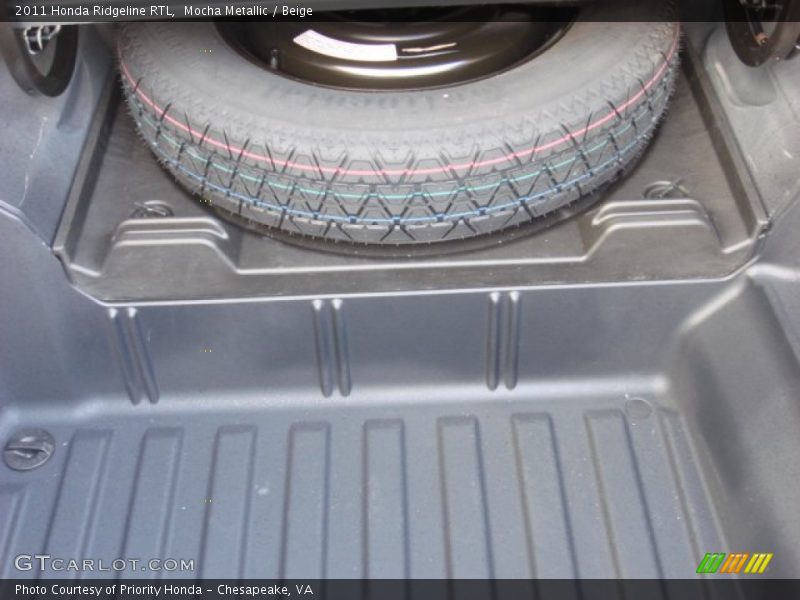 Mocha Metallic / Beige 2011 Honda Ridgeline RTL