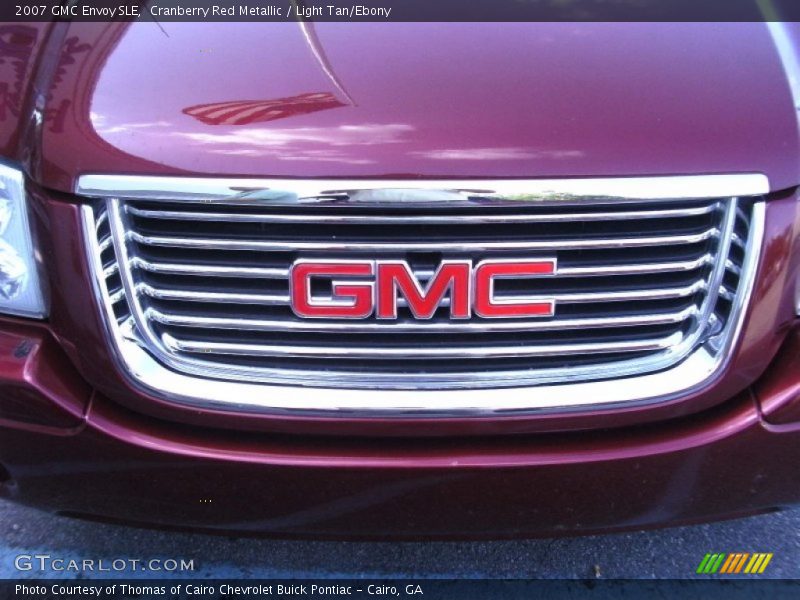 Cranberry Red Metallic / Light Tan/Ebony 2007 GMC Envoy SLE
