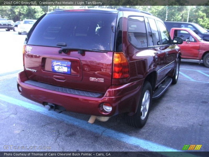 Cranberry Red Metallic / Light Tan/Ebony 2007 GMC Envoy SLE
