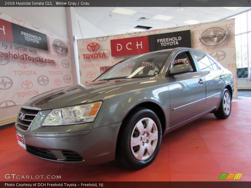 Willow Gray / Gray 2009 Hyundai Sonata GLS
