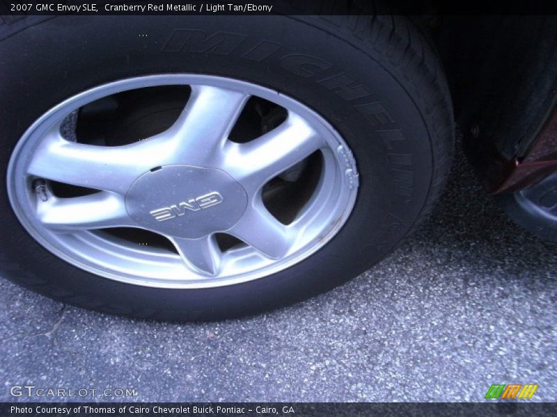 Cranberry Red Metallic / Light Tan/Ebony 2007 GMC Envoy SLE