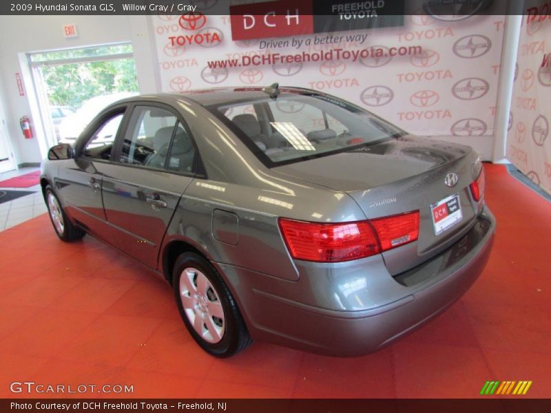 Willow Gray / Gray 2009 Hyundai Sonata GLS
