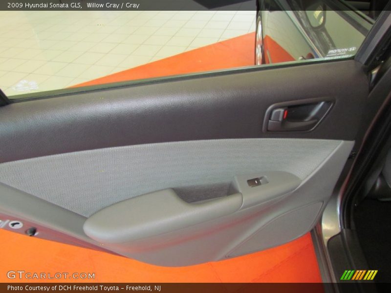 Willow Gray / Gray 2009 Hyundai Sonata GLS