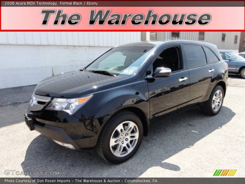 Formal Black / Ebony 2008 Acura MDX Technology