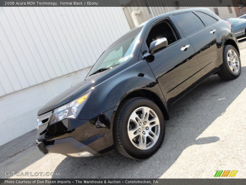 Formal Black / Ebony 2008 Acura MDX Technology