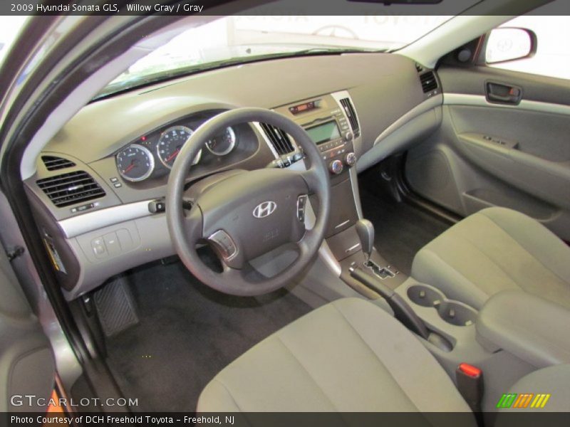 Willow Gray / Gray 2009 Hyundai Sonata GLS