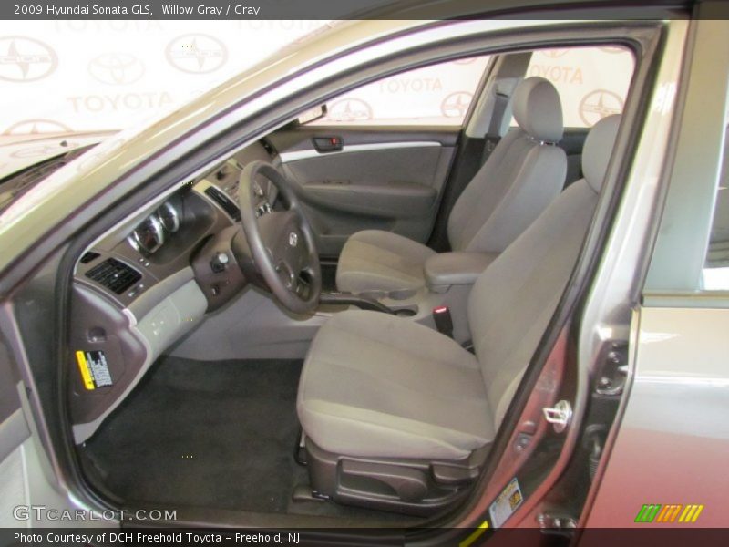 Willow Gray / Gray 2009 Hyundai Sonata GLS