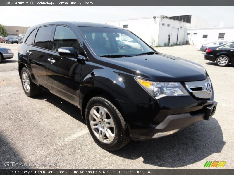 Formal Black / Ebony 2008 Acura MDX Technology