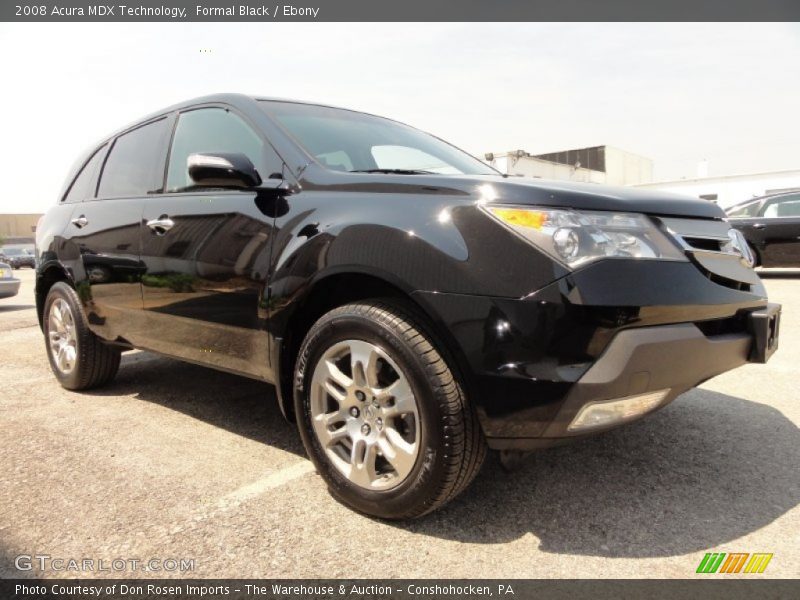 Formal Black / Ebony 2008 Acura MDX Technology