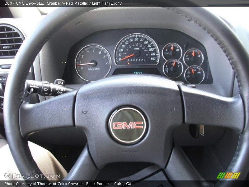 Cranberry Red Metallic / Light Tan/Ebony 2007 GMC Envoy SLE