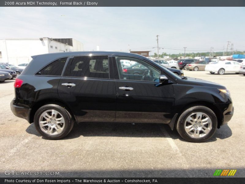Formal Black / Ebony 2008 Acura MDX Technology