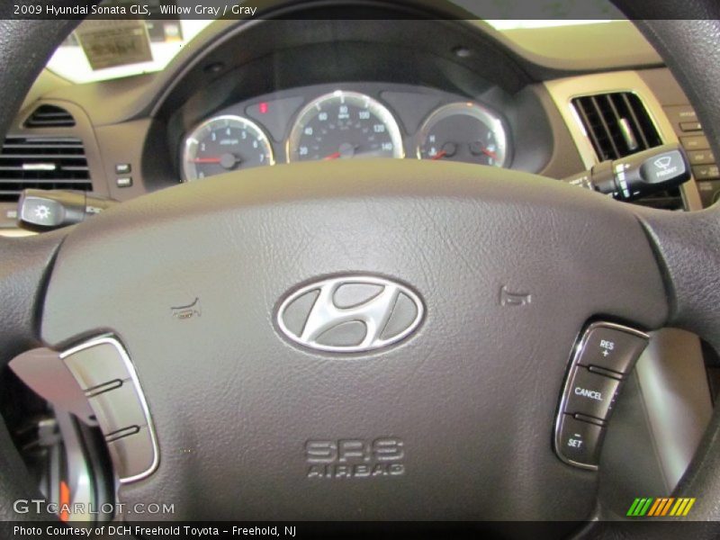 Willow Gray / Gray 2009 Hyundai Sonata GLS