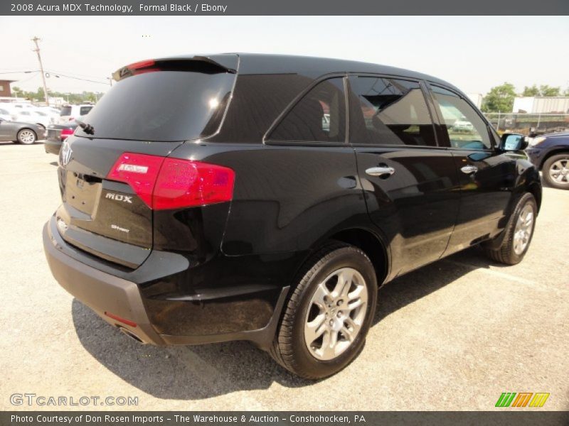Formal Black / Ebony 2008 Acura MDX Technology