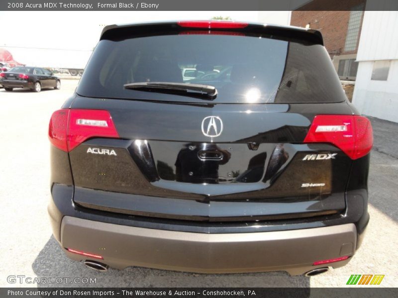 Formal Black / Ebony 2008 Acura MDX Technology