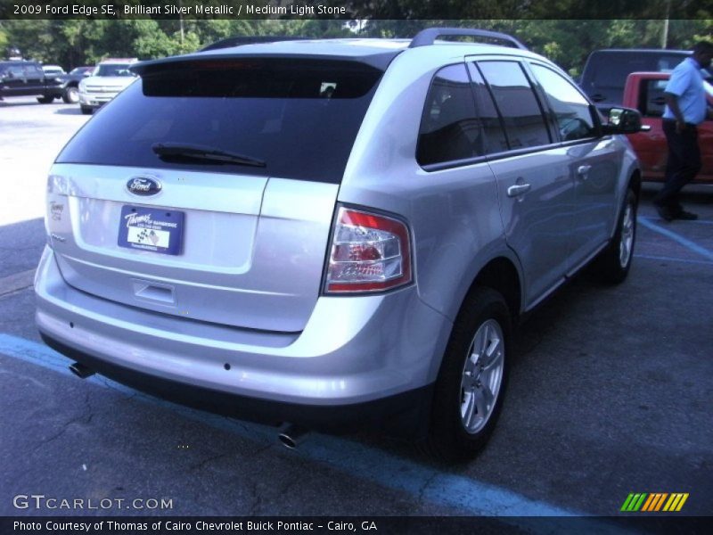 Brilliant Silver Metallic / Medium Light Stone 2009 Ford Edge SE