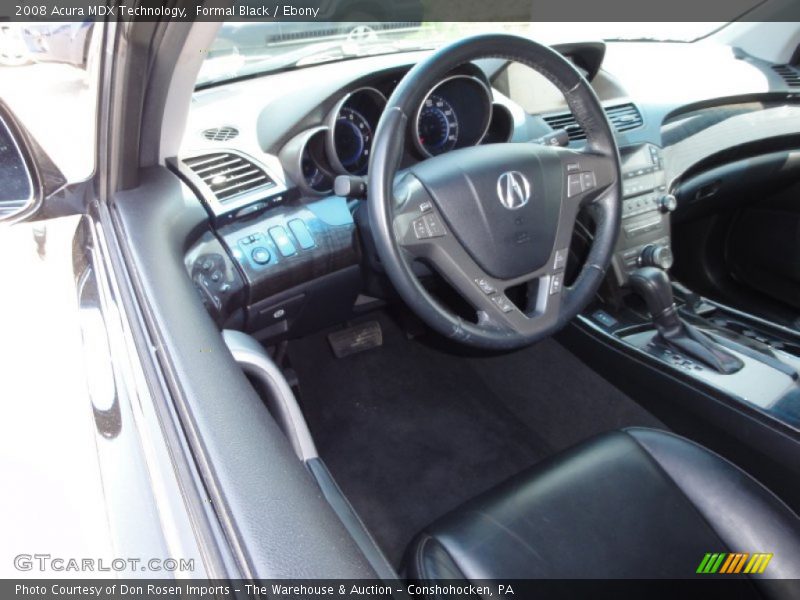 Formal Black / Ebony 2008 Acura MDX Technology
