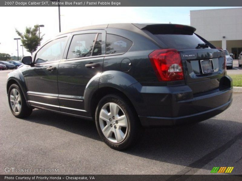 Marine Blue Pearl / Pastel Pebble Beige 2007 Dodge Caliber SXT