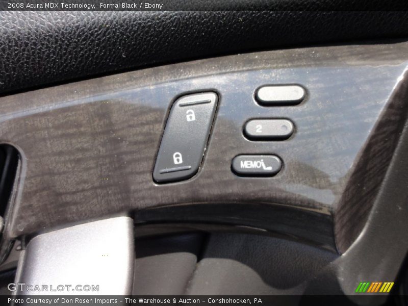 Formal Black / Ebony 2008 Acura MDX Technology