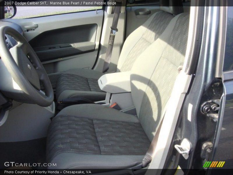 Marine Blue Pearl / Pastel Pebble Beige 2007 Dodge Caliber SXT