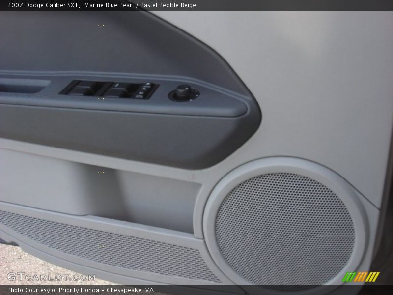 Marine Blue Pearl / Pastel Pebble Beige 2007 Dodge Caliber SXT
