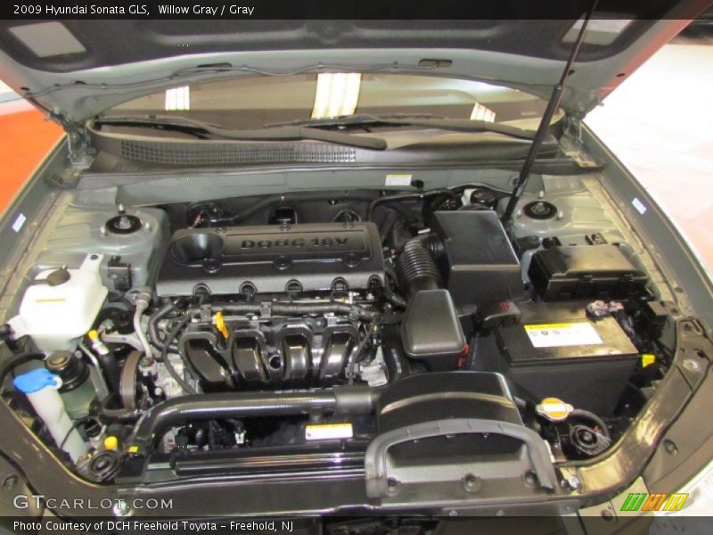 Willow Gray / Gray 2009 Hyundai Sonata GLS