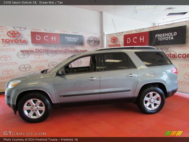 Ocean Mist / Tan 2008 Saturn Outlook XE