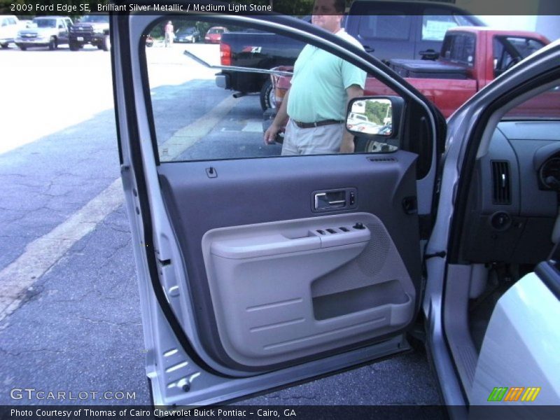Brilliant Silver Metallic / Medium Light Stone 2009 Ford Edge SE