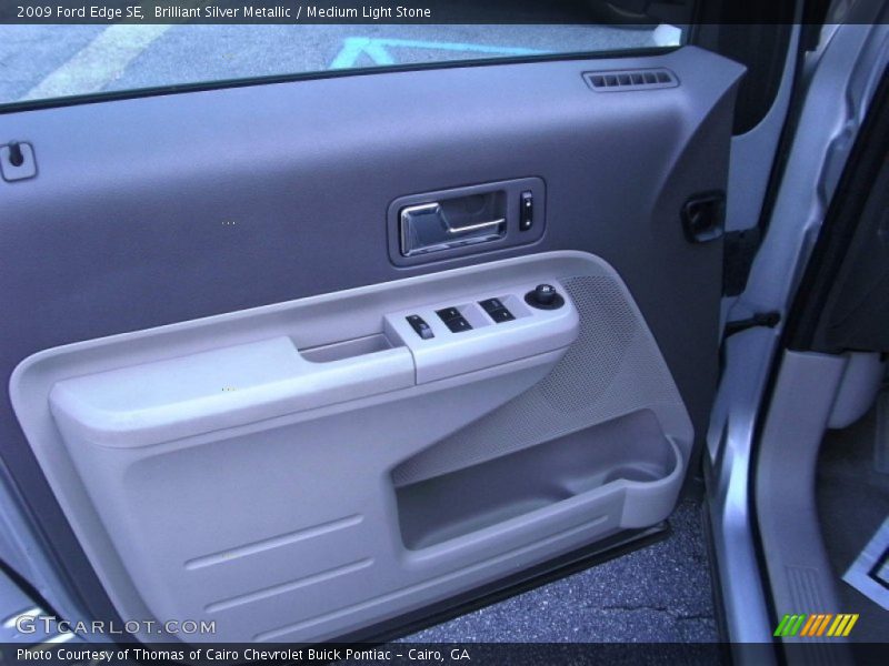 Brilliant Silver Metallic / Medium Light Stone 2009 Ford Edge SE