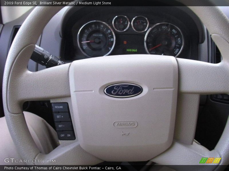 Brilliant Silver Metallic / Medium Light Stone 2009 Ford Edge SE