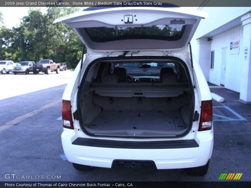Stone White / Medium Slate Gray/Dark Slate Gray 2009 Jeep Grand Cherokee Laredo