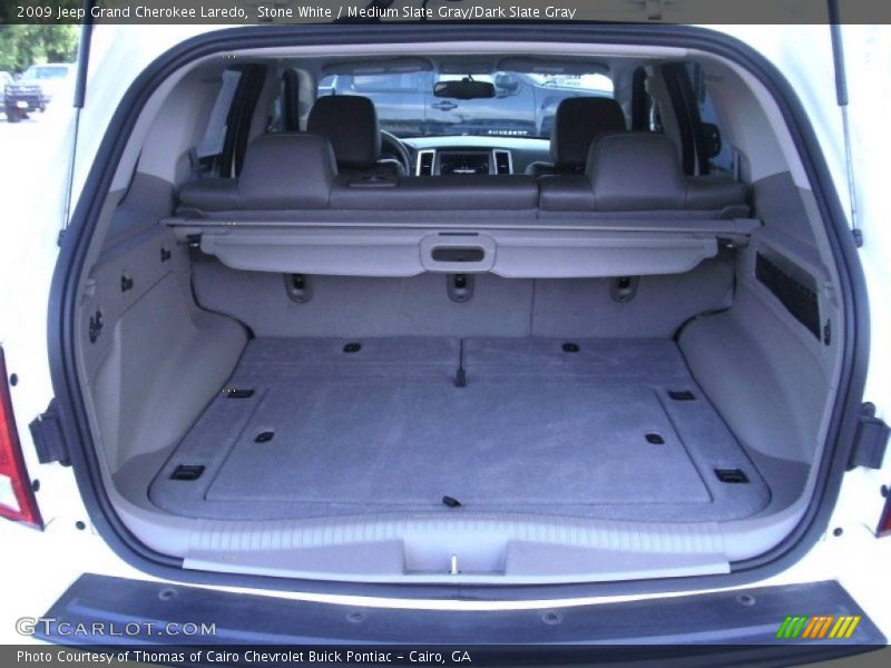 Stone White / Medium Slate Gray/Dark Slate Gray 2009 Jeep Grand Cherokee Laredo