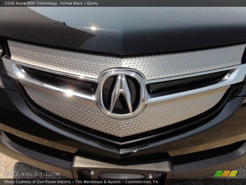 Formal Black / Ebony 2008 Acura MDX Technology